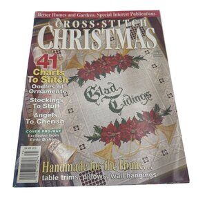 Better Homes & Gardens Cross Stitch Christmas 1997 Issue Holiday Crafts